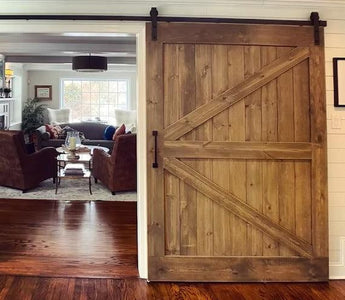 How to Choose the Color When Staining the Pine Barn Door ? - Barn Door Outlet