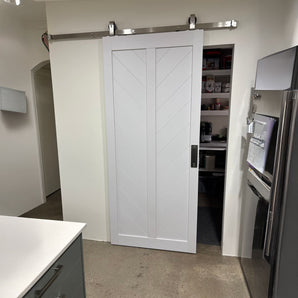 Stainless Steel Classic Top Mount Barn Door Hardware