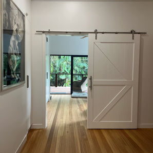 Modern Stainless Steel Classic Side Mount Barn Door Hardware