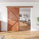 Brushed Bronze Classic Top Mount Barn Door Hardware - Barn Door Outlet