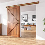 Brushed Bronze Classic Top Mount Barn Door Hardware - Barn Door Outlet