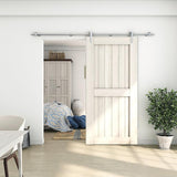 Modern Stainless Steel Classic Side Mount Barn Door Hardware - Barn Door Outlet