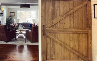How to Choose the Color When Staining the Pine Barn Door ? - Barn Door Outlet