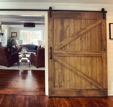 How to Choose the Color When Staining the Pine Barn Door ? - Barn Door Outlet