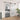 3 Glass White Barn Door