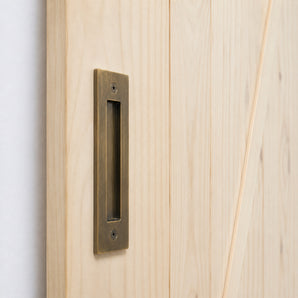 Brushed Bronze Barn Door Handle - C005