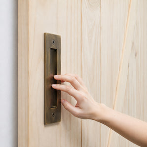 Brushed Bronze Barn Door Handle - C005
