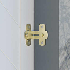 Brushed Gold Barn Door Lock - 003