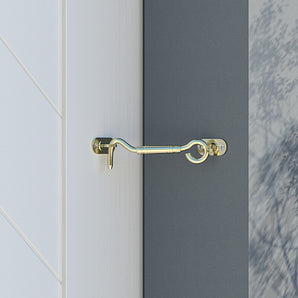 Brushed Gold Barn Door Lock - 002