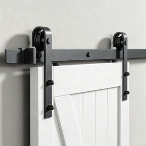 Gunmetal Side Mount Barn Door Hardware