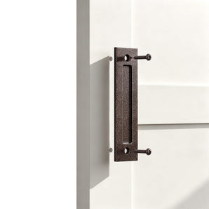 Rustic Hammered Auburn Barn Door Handle - R005