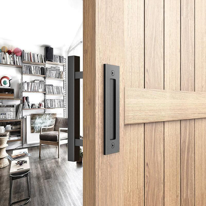 Square Barn Door Handle Kit (Double Sided)