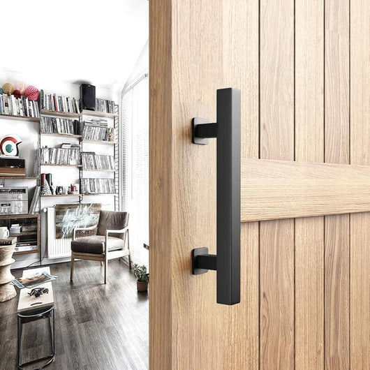 Square Barn Door Handle Kit (Double Sided)