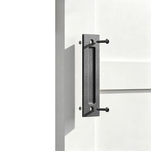 Textured Grey Barn Door Handle - H005