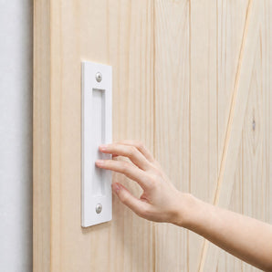 White Barn Door Handle - W005