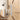 White Round Barn Door Handle Kit (Double Sided)