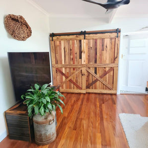 Bypass Barn Door Hardware ( For Two Door Bypass )