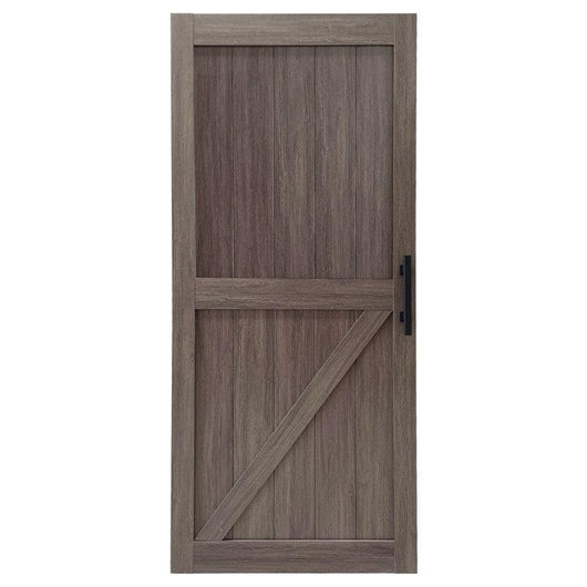 Charcoal Grey Barn Door-Bottom Z - Barn Door Outlet