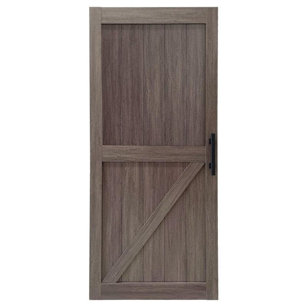 Charcoal Grey Barn Door-Bottom Z - Barn Door Outlet