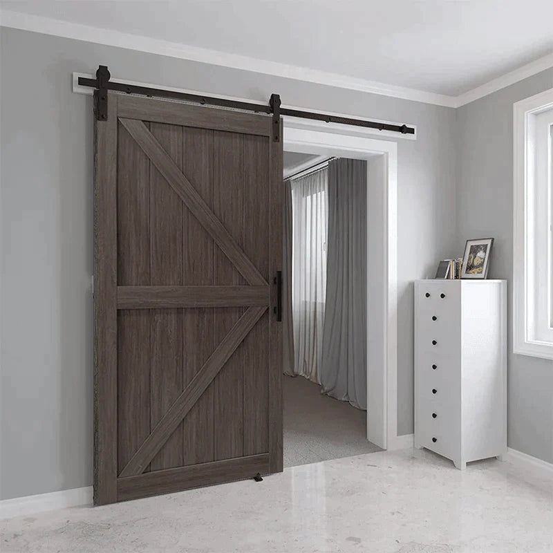 Charcoal Grey Barn Door-British Brace - Barn Door Outlet