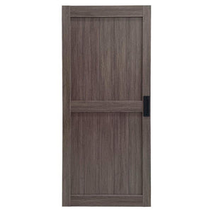 Charcoal Grey Barn Door-Middle Bar - Barn Door Outlet
