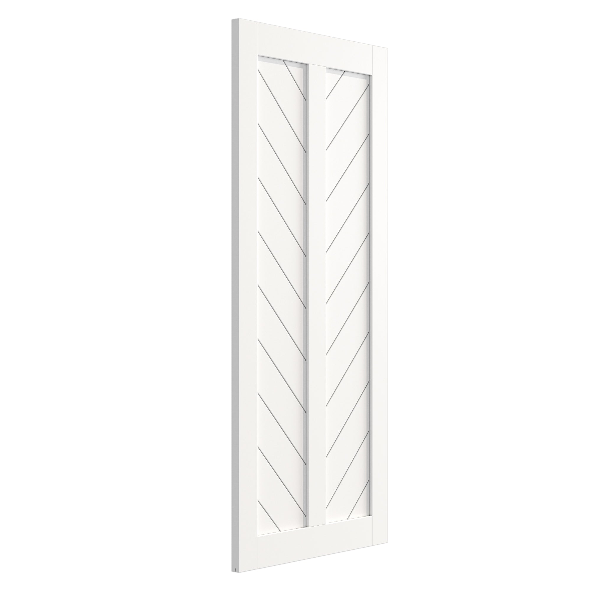 White Barn Door Fish Bone