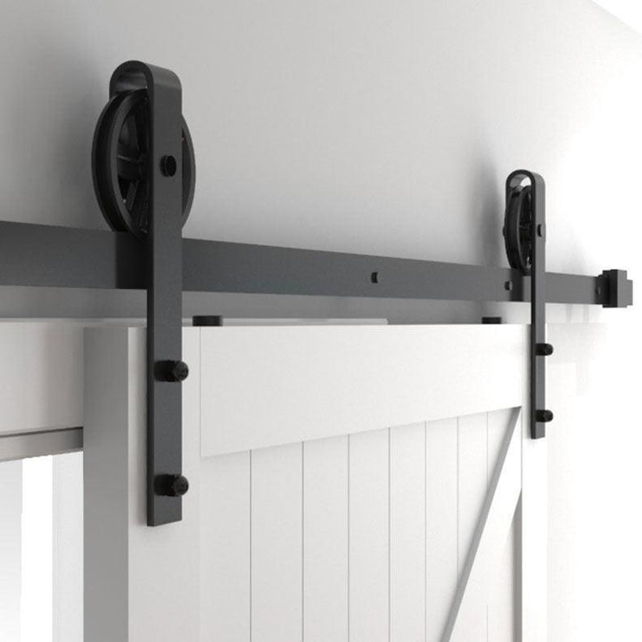 Large Wheel Barn Door hardware - Barn Door Outlet