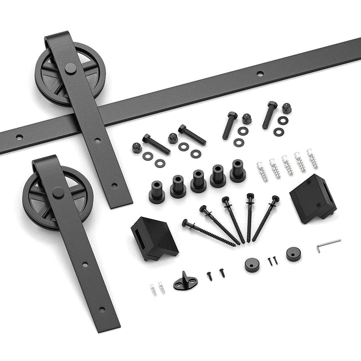 Large Wheel Barn Door hardware - Barn Door Outlet