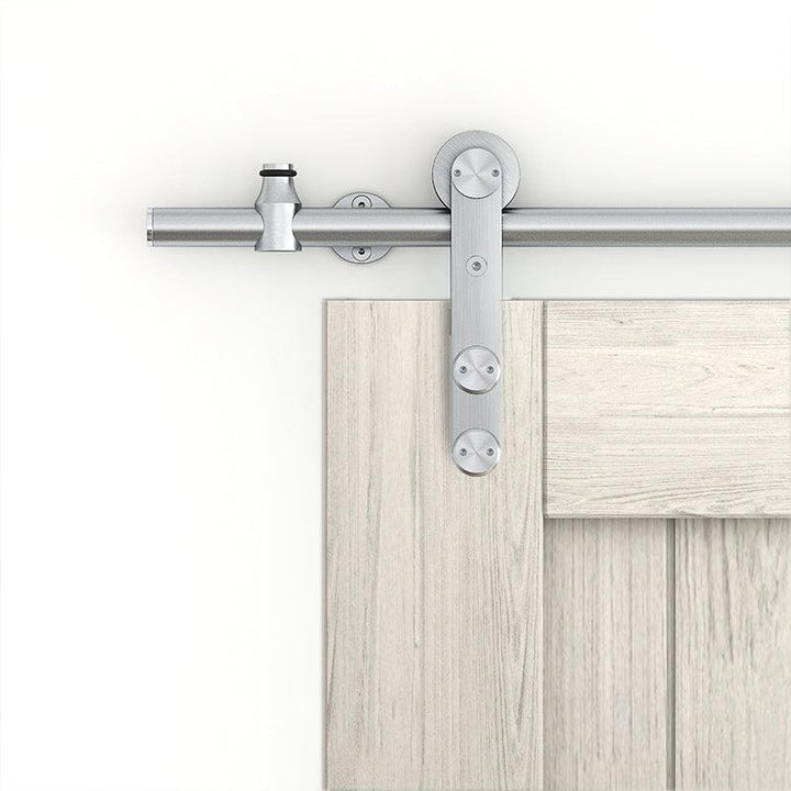 Modern Stainless Steel Classic Side Mount Barn Door Hardware - Barn Door Outlet