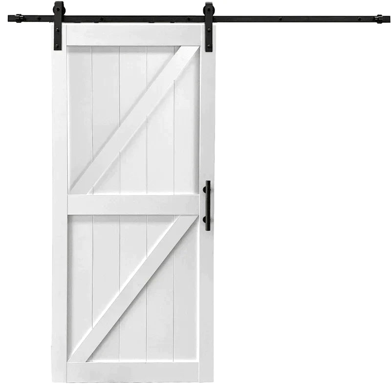 White Barn Door-Double Z - Barn Door Outlet