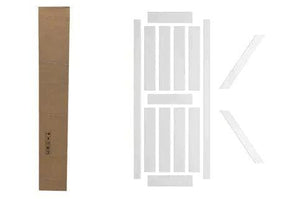 White Barn Door-Double Z - Barn Door Outlet