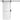 White Barn Door-Middle bar - Barn Door Outlet